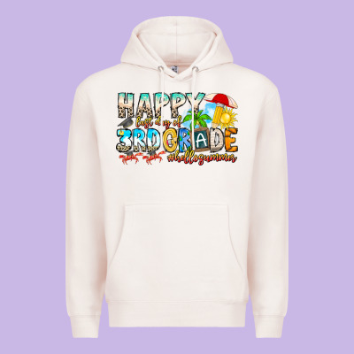 Name Farewell 3rd Grade  Hello Summer Premium Hoodie Designed By Cowhidedigitalart