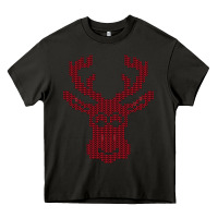Asphalt Christmas Deer Ugly Heavy Core Tee - Bettercallsaul