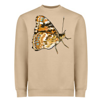 Mushroom Painted Lady Butterfly Heavyweight Sweatshirt - LillyAllenDesigns