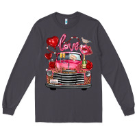 Smoke Western Valentines Day Truck Love Bird Letter Long Sleeve Tee - FaDigitalArtStudio