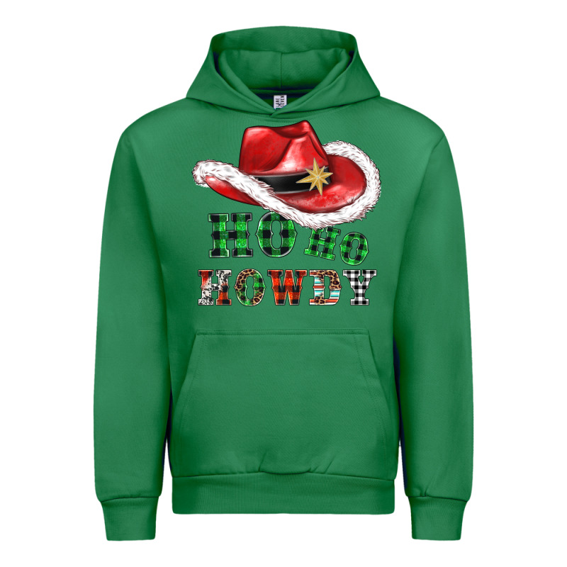 Ho Ho Howdy Christmas Hat Urban Hoodie by AdoDesignShop | Teevron