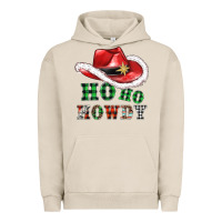 Pigment French Oak ho ho howdy christmas hat Urban Hoodie - AdoDesignShop