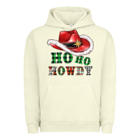 Pigment Pistachio ho ho howdy christmas hat Urban Hoodie - AdoDesignShop