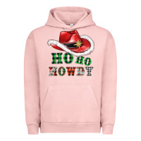 Pigment Salmon ho ho howdy christmas hat Urban Hoodie - AdoDesignShop