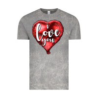 Cloud Rock I love you heart balloon Valentine's Day Vintage Tee - HowdyJamesFarm