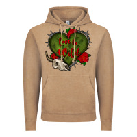 Vintage Coffee love is wild with bullskull olivia Vintage Hoodie - OliviaCreatesArt