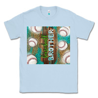 Dusty Blue baseball brother Classic Tee - TumblerDesignByShophia