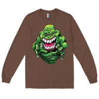 Chestnut halloween green slimer ghost Long Sleeve Tee - longCreatives