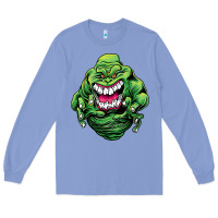 Colony Blue halloween green slimer ghost Long Sleeve Tee - longCreatives