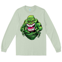 Matcha halloween green slimer ghost Long Sleeve Tee - longCreatives