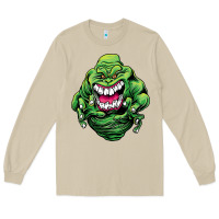 Mushroom halloween green slimer ghost Long Sleeve Tee - longCreatives