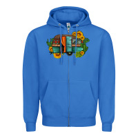 True Royal caravan sunflowers and cactus Zipper Hoodie - Artiststas