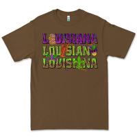 Cacao Louisiana Mardi Gras Premium Tee - NancyCooperArtShop
