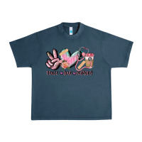 Midnight Navy peace love nursing Urban Heavy Tee - CowGirlArtShop