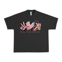 Pigment Black peace love nursing Urban Heavy Tee - CowGirlArtShop