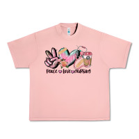 Salmon peace love nursing Urban Heavy Tee - CowGirlArtShop