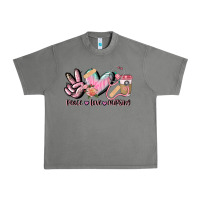 Tornado peace love nursing Urban Heavy Tee - CowGirlArtShop