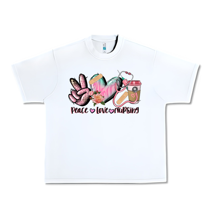 Peace Love Nursing Urban Heavy Tee by CowGirlArtShop | Teevron