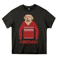 Asphalt Christmas Labrador Heavy Core Tee - Bettercallsaul