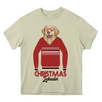 Mossy Christmas Labrador Heavy Core Tee - Bettercallsaul