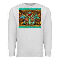 Dove Grey crosses tumbler Premium Sweatshirt - BarkalooDesign