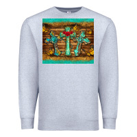 Heather Grey crosses tumbler Premium Sweatshirt - BarkalooDesign