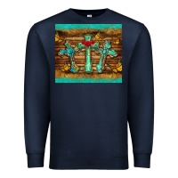 Navy crosses tumbler Premium Sweatshirt - BarkalooDesign