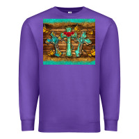 Purple crosses tumbler Premium Sweatshirt - BarkalooDesign