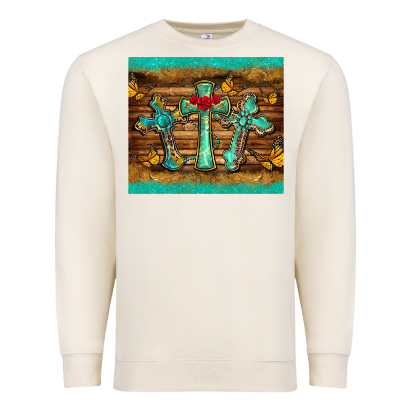 Crosses Tumbler Premium Sweatshirt by BarkalooDesign | Teevron