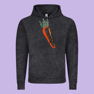 Big Carrot Costume Cute Easy Vegetable Halloween Gift Vintage Hoodie Designed By Longcreatives