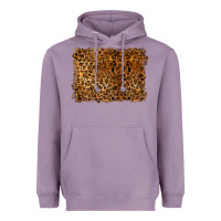 Lavender handdrawn leopard pattern Heavyweight Hoodie - BarkalooDesign