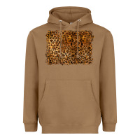 Toasted Coconut handdrawn leopard pattern Heavyweight Hoodie - BarkalooDesign