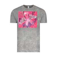 Cloud Rock cancer awareness american flag Vintage Tee - CowGirlArtShop