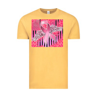 Vintage Mustard cancer awareness american flag Vintage Tee - CowGirlArtShop