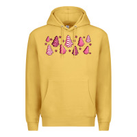 Antique Gold pink christmas cakes Premium Hoodie - Jasminsmagicworld