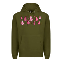 Army Green pink christmas cakes Premium Hoodie - Jasminsmagicworld