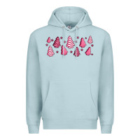 Blue Mist pink christmas cakes Premium Hoodie - Jasminsmagicworld