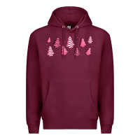 Burgundy pink christmas cakes Premium Hoodie - Jasminsmagicworld