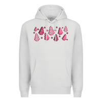 Dove Grey pink christmas cakes Premium Hoodie - Jasminsmagicworld