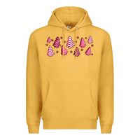 Mustard pink christmas cakes Premium Hoodie - Jasminsmagicworld