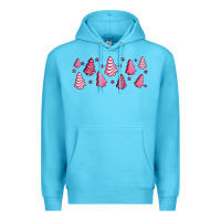 Ocean Blue pink christmas cakes Premium Hoodie - Jasminsmagicworld