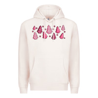 Pale Pink pink christmas cakes Premium Hoodie - Jasminsmagicworld