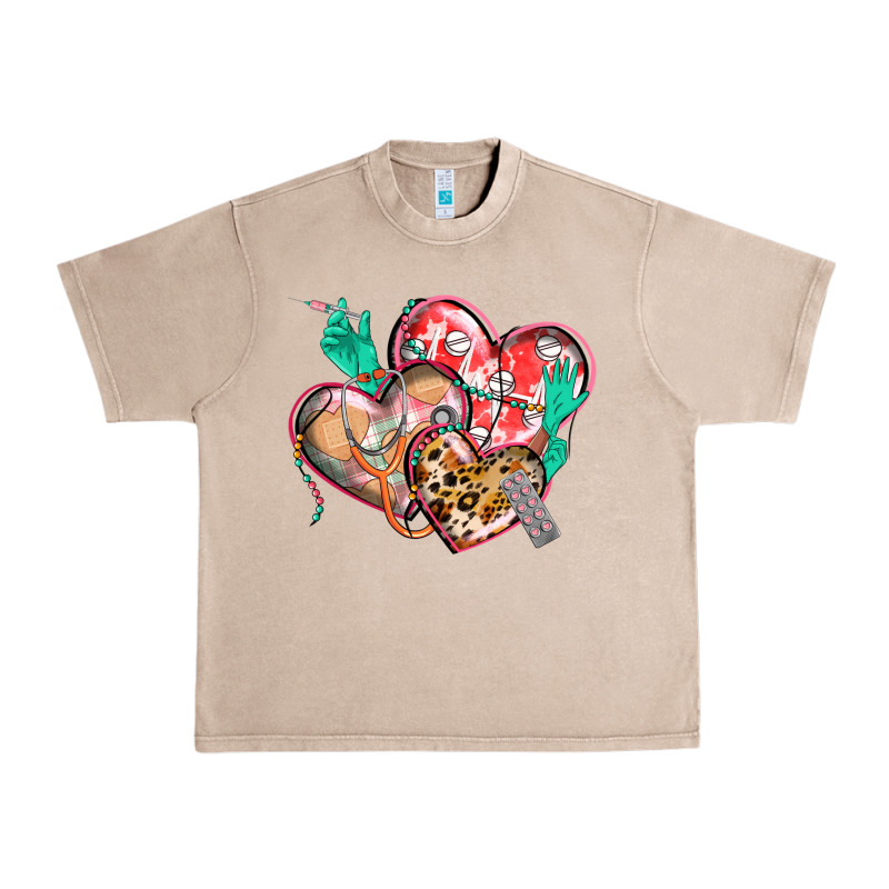 Nurse Hearts Urban Heavy Tee by CowGirlArtShop | Teevron