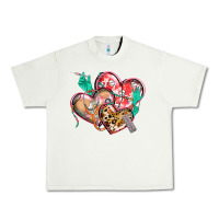 Pistachio nurse hearts Urban Heavy Tee - CowGirlArtShop