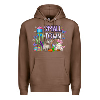 Chestnut Small Town Easter Day Premium Hoodie - CowhideDigitalArt