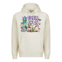Oatmeal Heather Small Town Easter Day Premium Hoodie - CowhideDigitalArt
