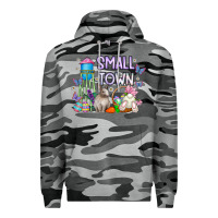 Slate Camo Small Town Easter Day Premium Hoodie - CowhideDigitalArt