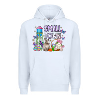 White Small Town Easter Day Premium Hoodie - CowhideDigitalArt