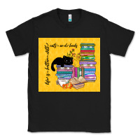 Black life is better with cats and books Classic Tee - TumblerDesignByShophia