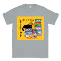 Life Is Better With Cats And Books Classic Tee | Teevron